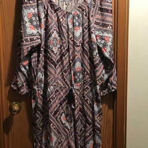 Plus Size Floral Romper